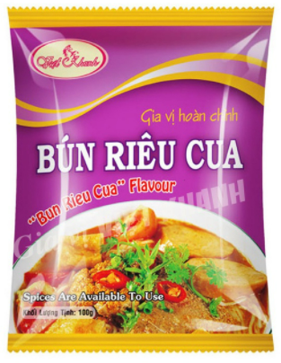 3610 GIA VỊ HOÀN CHỈNH BÚN RIÊU CUA VIỆT KHANH 100G