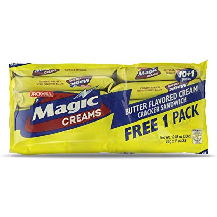 BÁNH MAGIC VỊ NHÂN ĐẬU PHỘNG VỚI VỎ BÁNH SANDWICH 11x28G